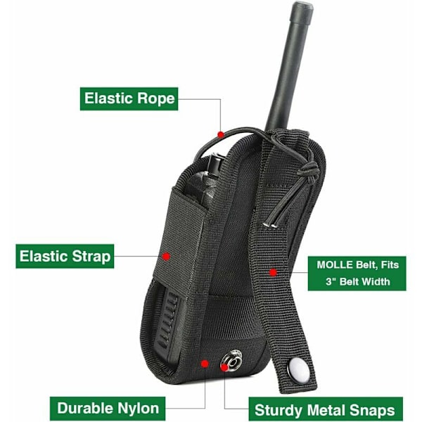 Army Green Tactical Holder Case Holster Belt Pouch for Portable R