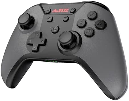 Switch-kontroller, AG180 Bluetooth 5.0 Pro-kontroller Gamepad kompatibel med Switch/Switch Lite, dobbel vibrasjon og W