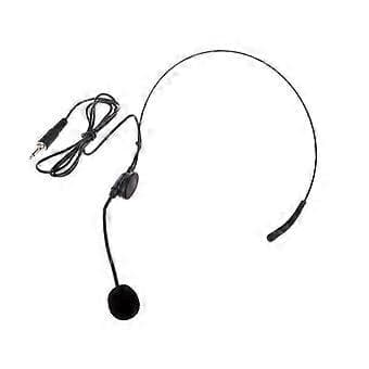 Unidirectional Headset Dynamisk Mikrofon Kablet Mikrofon Sort