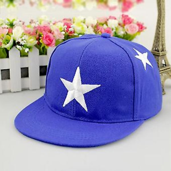 Lasten Unisex Baseball-lippis Hip Hop -hattu Snapback säädettävissä (Kuninkaallinen sininen)