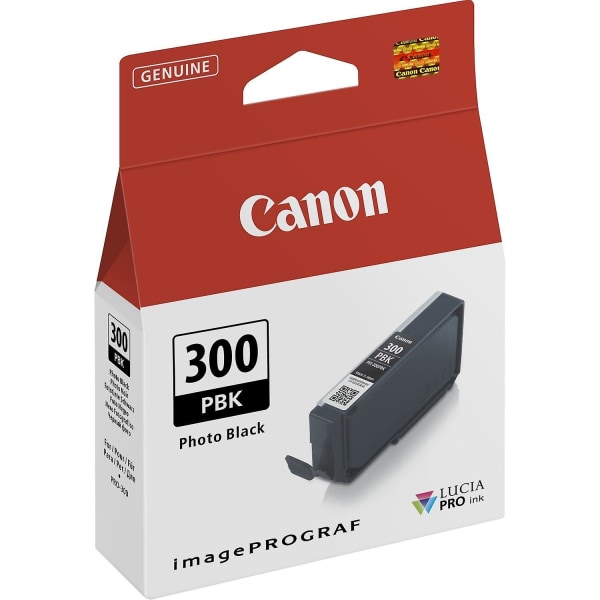 Canon pfi-300pbk photo black printer ink cartridge