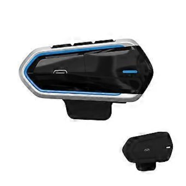 Bluetooth-kuulokemikrofoni ammattikäyttöön, moottoripyörän Bluetooth-kuulokemikrofoni, In-Ear juoksuun sopivat nappikuulokkeet, IPX4 vedenkestävä (sininen)