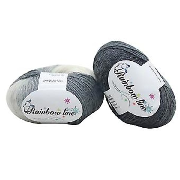 2 kpl Pehmeää Neuloma Lankaa Vyyhtejä Villa Rainbow Craft Lankaa Monivärinen Lankaa Neulomiseen Ja Virkkaamiseen Lankaa 50g Vyyhtejä Käsitöihin Kudotut Vyyhtejä Lämmin Villa Koti T