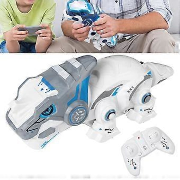 RC Dinosaurie Leksak 2.4G Elektronisk Barn Utbildnings Dinosaurie Robot Leksak med Ljus()