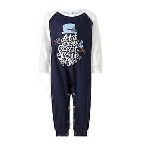 Julepyjamas for Familie - Matchende Pyjamas for Voksne, Barn og Baby - Julenisse Pyjamas - Pjs Sett - Nattøy (6-9 Mnd Baby - Med Hette)