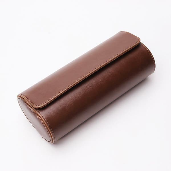 3 fack klocklåda Retro Pu klockrulle