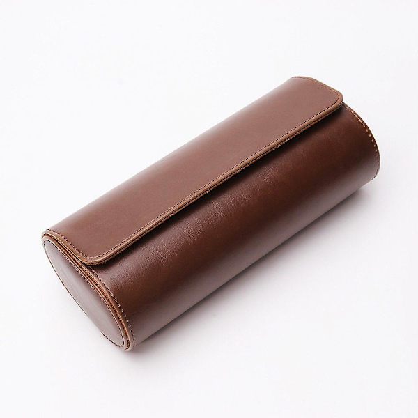 3-paikkainen kellolaatikko Retro Pu -kellokotelo
