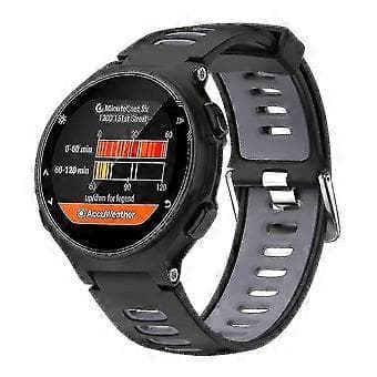 Blød silikone udskiftningsrem til Garmin Forerunner 735xt ur
