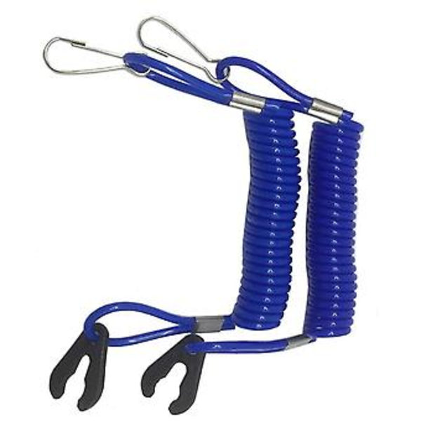 2x Bådmotor Stopknap Sikkerhedslås Lanyard Til