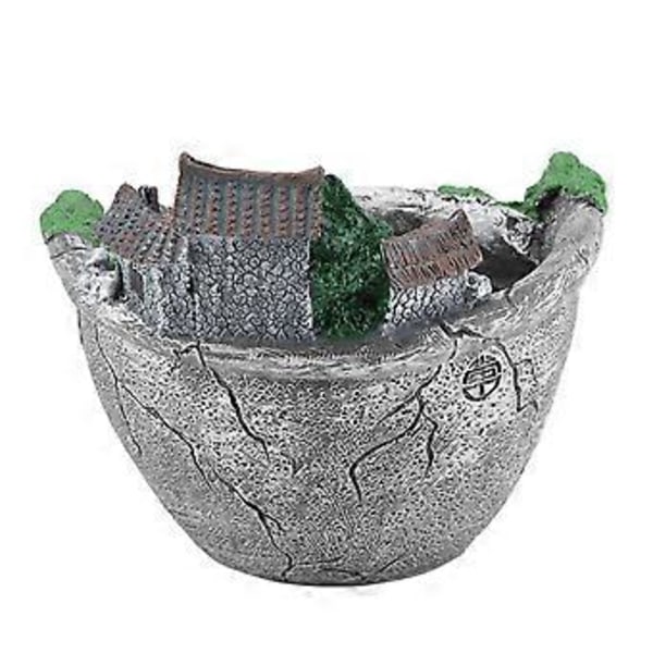 Hartsi Mehikasvi Kaktus Ruukku Bonsai Ruukku Kukkaruukku Kodin Puutarhakoriste (Antiikkihopea)
