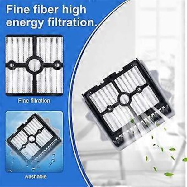 7 stk. HEPA-filtre børsteruller til Tineco Floor One Switch S6 / Stretch S6 ledningsfri våd tør støvsuger