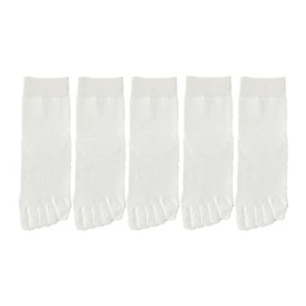 5 par Herrar Ren Bomull Split Toe Strumpor Vår Anti Lukt Mode Fem Fingers Strumpor Man-c3,eur Storlek 39-44 ( C10)