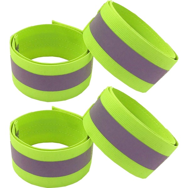 Set of 4 Safety Armband Reflective Band - High Visibility Childre