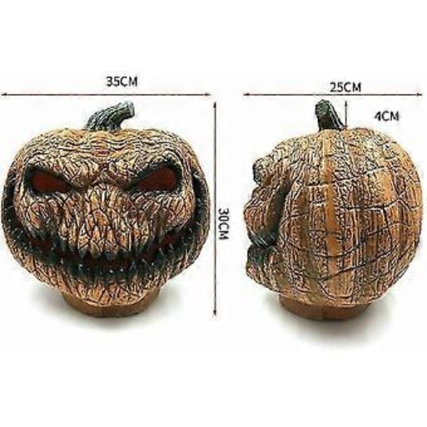 Halloween-koriste LED-kurpitsavalo ulkokäyttöön pelottava muovinen kurpitsalyhty Halloween-koriste koriste