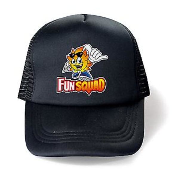 Roliga Gamer Mesh Baseballkepsar för Barn (Pojkar & Flickor) - Justerbar Snapback Solhatt Sommarpresent (Svart)