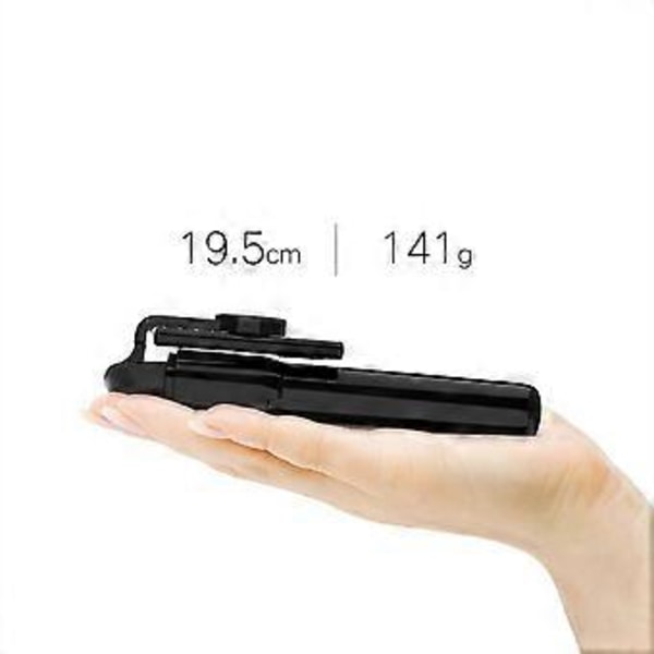 Bluetooth Selfie Stick, Udtrækkelig Bærbar Selfie Stick Justerbar Teleskopisk Rotationsstick med Tripod Fjernbetjening, Telefonholder til Smartphones