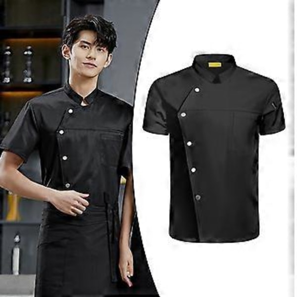 Ravintola-alan vaatteet Uniform Work Plus -koko M-koko valkoinen (XL-koko musta)