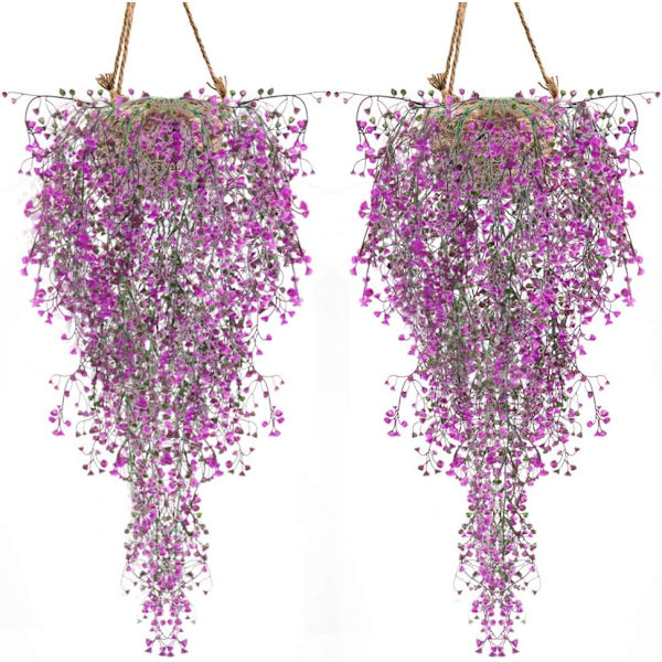 Konstgjorda växter Set of 2 Ivy Vine Konstgjord växt inomhus utomhus