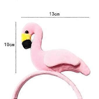 Flamingo Hodebånd Kostyme Dyrehodeplagg Hodeplagg for Ferie Scene (Rosa)