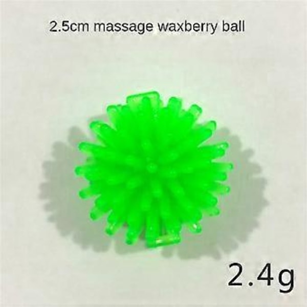 1PC Massage Ball Hedgehog Mini Massage Ball Yoga Foot Massage Ball Decompression Toys Pet Products Bouncy Soft Toy Massager( 1pcs 2.5cm 04)