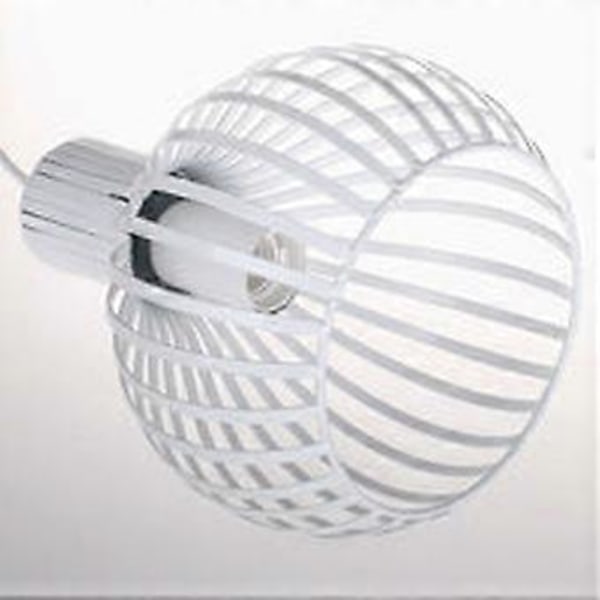 Stck Industriell Vintage Stoex Pendellampe 3 Lys Retro Stil Lysekrone Taklamper Lampe Kjøkken Stue Spisestue Soverom, 20 cm, Hvit