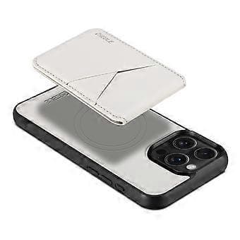 För iPhone 15 Pro Mobilskal (Vit)