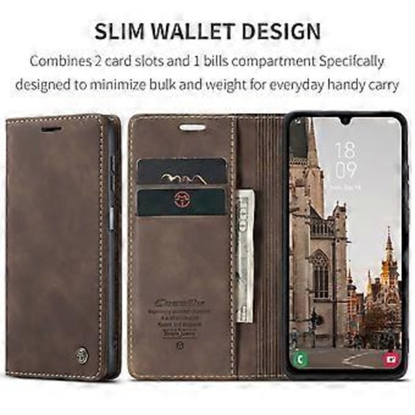 CASEME 013 Serie For Samsung Galaxy A15 5G/A15 4G Deksel Business Stil Flip Stativ Telefondeksel()