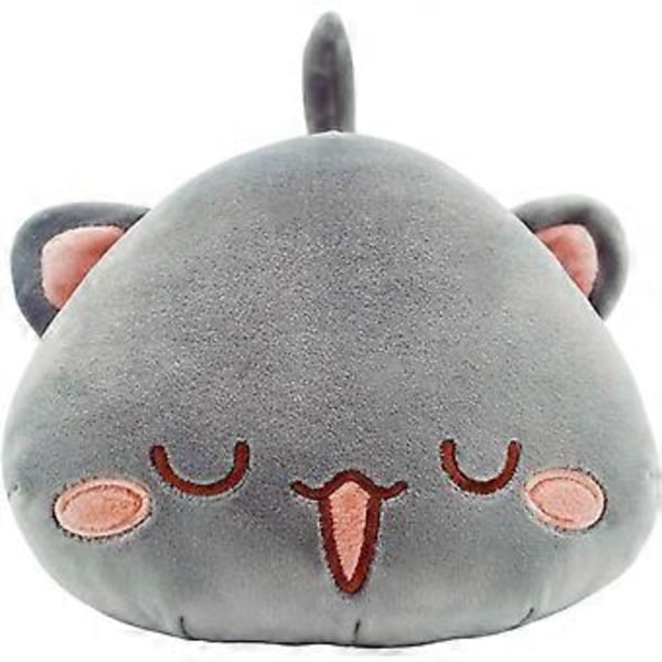 Söt Kattunge Plyschleksak Fylld Djur Husdjur Kitty Mjuk Anime Cat Plysch Kudde För Barn (Vit A, 12\")