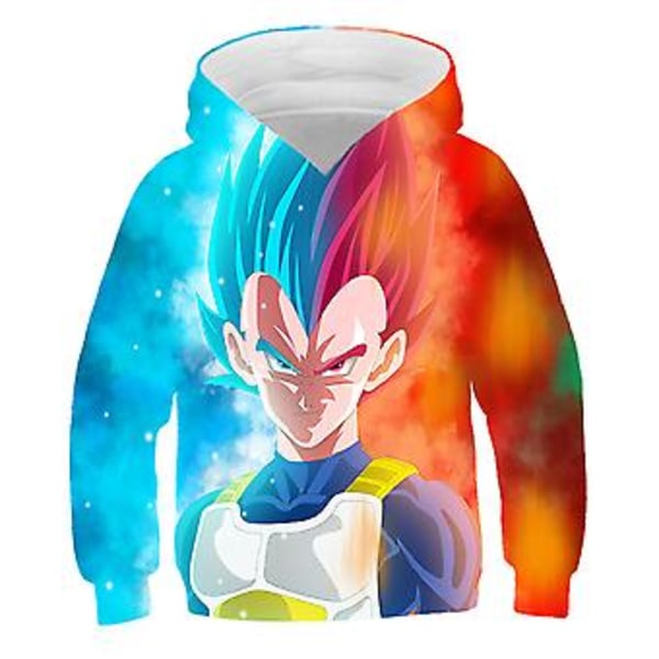 5-10 år Barn Anime Dragon Ball Hetter Nyhet Hetter Genser Pullover Topper For Gutter Og Jenter Fest Og Bursdagsgaver (9-10 År C)