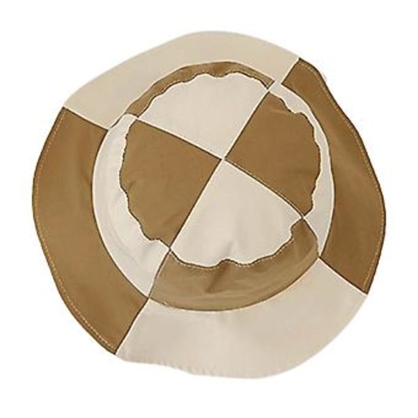 Dam Bucket Hat i Bomull, Mjuk Fiskarehatt, Andningsbar, Mjuk, Casual (Khaki)