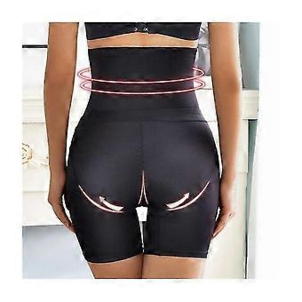 Mote Høy Midje Magekontroll Truser Hofte Mageformende Løfter - Svart Girdle midje, løft rumpe og slank mage (3XL)