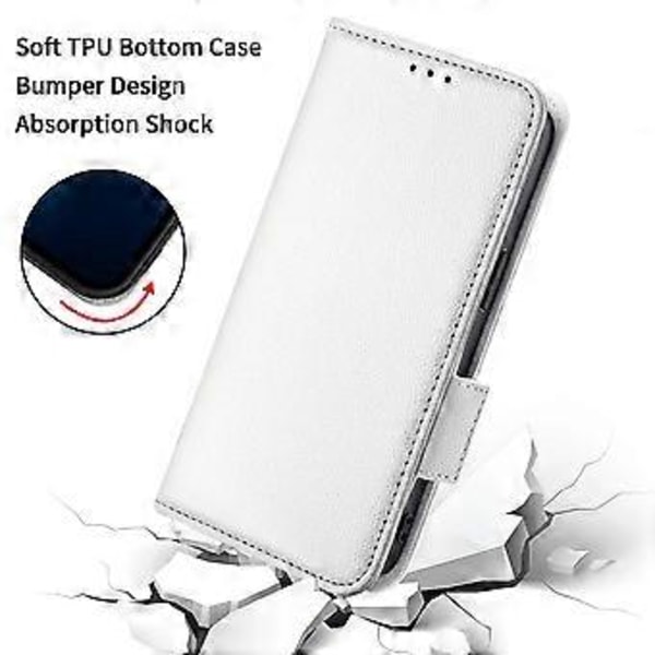 Plånboksfodral för Huawei Maimang 20/nova 11i/Enjoy 60 Pro PU Läder Ställ Telefonfodral (Stil B)