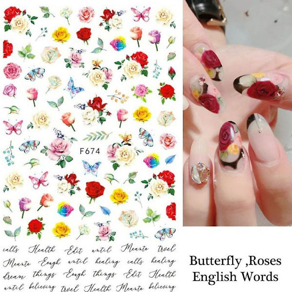 Designer sale nail decals