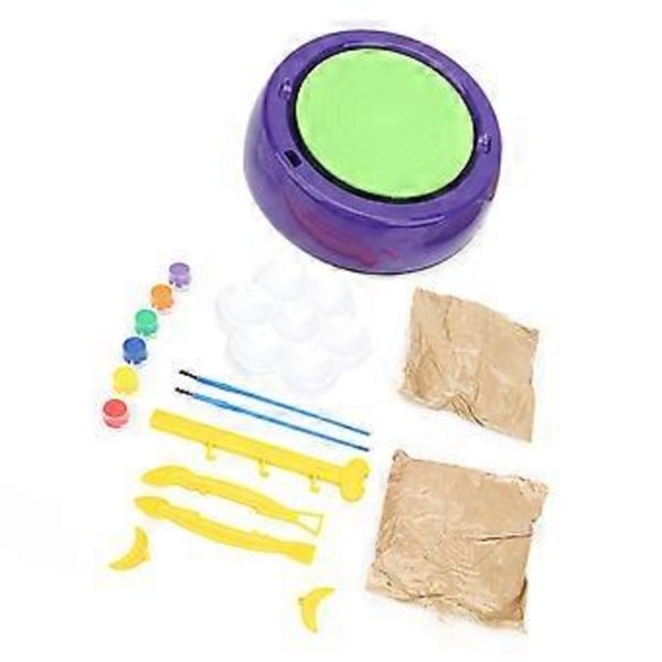 Sähköinen Lasten DIY Taide & Käsityö Keramiikka Saviruukku Pyörät Saviruukku Pyörä Kone ( )