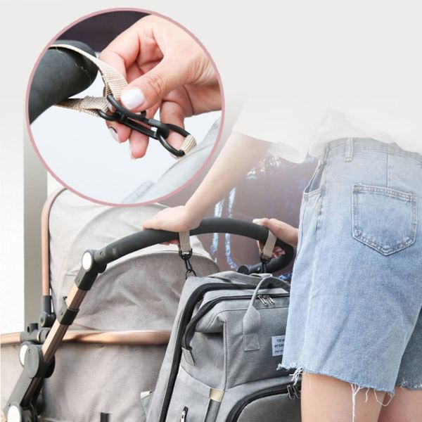 Skötvässelryggsäck för baby, blöjryggsäck, babyväska reseryggsäck, multifunktionell vattenavvisande skötvässelryggsäck med stor kapacitet  svart