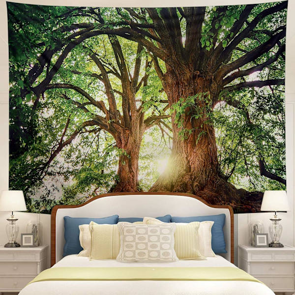 Forest Tapestry Nature Tree Tapestries, Extra Large Oversized Ta