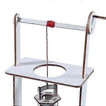 Træ Hjulbrønd Legetøjsmodel Bygge Tilbehør DIY Materiale til Børnehave