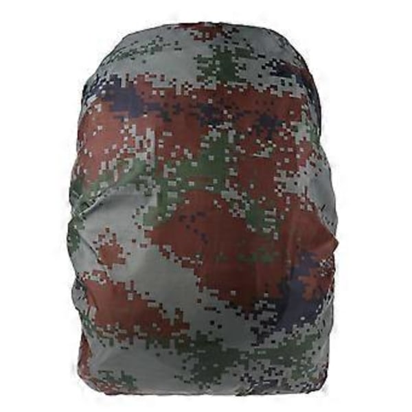 Vedenpitävä pölytiivis repun sadesuoja 35-80L matkailuun, retkeilyyn, vaellukseen (60L digitaalinen camo)
