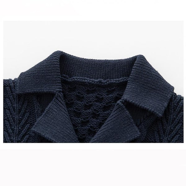 0-3yrs Baby Kids Knit Cardigan Sweater 2022 Boys Girls Autumn Winter Sweater Clothes Korean Style Twist Shape Girls Clothing Dark Grey 90-24M