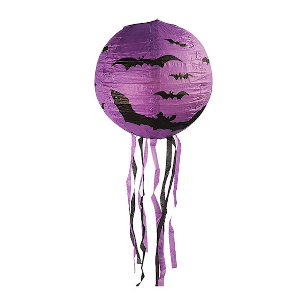 Halloween Papperslykta Vikbar Bälte Skägg Spindel Fladdermus Skelett Prop Charm style 5