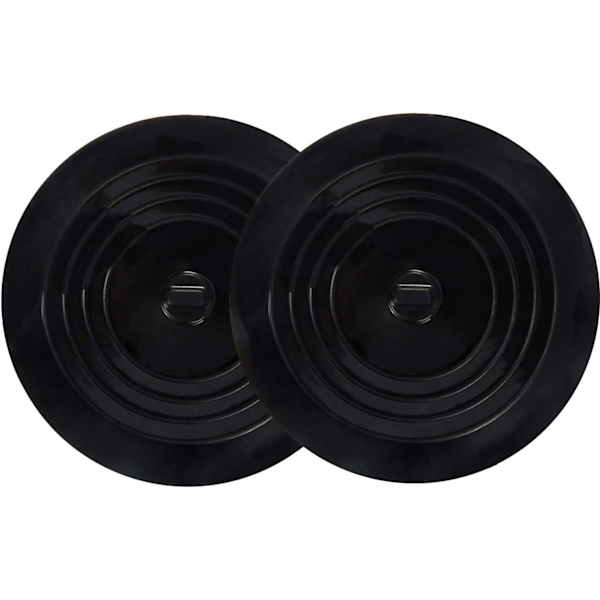 2 stk. store propper, store 6 tommer (ca. 15,2 cm) silikonavløpspropper F