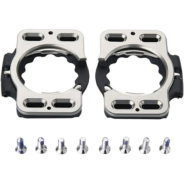 Bicycle Pedal 1 Pair Quick Release Parts Aluminum Alloy Cleat Cover Lightw