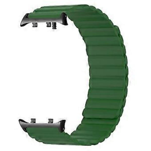 Til Huawei Watch D2 Silikone Urrem Magnetisk Udskiftningsrem - Army Green (Army Green)