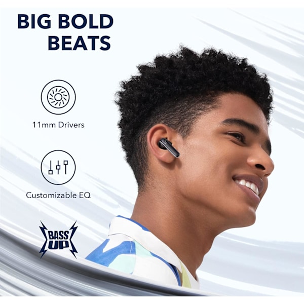 Life P3 Ankerin langattomat Bluetooth-kuulokkeet, monitilaisen melunvaimennuksen