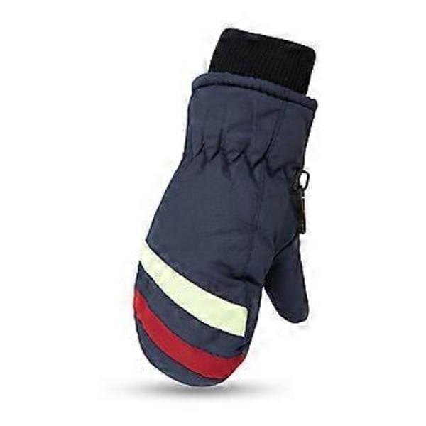Vanntett Skihansker for Barn 2-5 År, Vandring, Snøbrett (Svart)