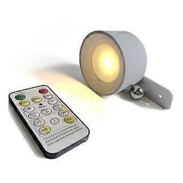 Genopladelig væglampe sengelampe læselampe genopladelig bærbar touch justerbar natlampe magnetisk suge skabslys (Hvid)