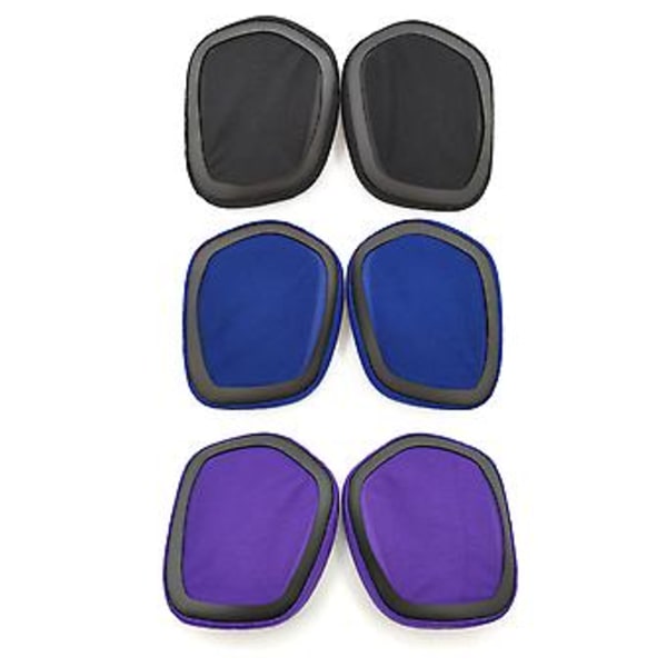 Andningsbara Mesh-Öronmuffar för G733 G335 Headset-Öronkuddar Reparationsdelar (Blå)