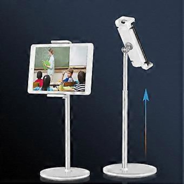 Telefonholder Justerbar Vinkel Ergonomisk Design 180 Graders Rotation Stabil Base Mobiltelefonholder til 4,7in til 12,9in