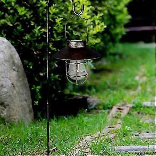 Solar utendørs hagelampe tungstenlampe dekorativ atmosfære lampe B & B retro vegglampe retro lykt