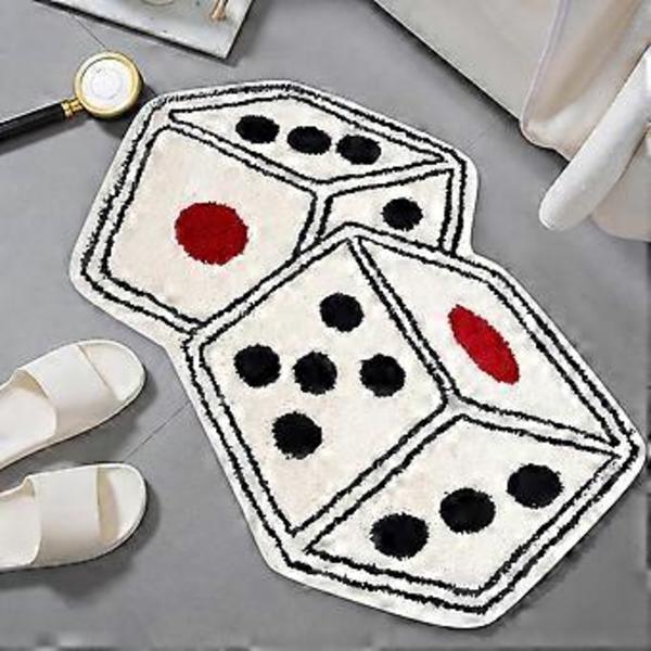 Badrumsmattor Söta Halksäkra Barnbadmatta Boho Stark Absorberande Mjuk Tvättad Badmatta Gul Svamp Badmatta för Badkar, Duschutrymme och Badrum